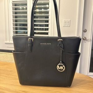 Michael Kors Black Leather Tote